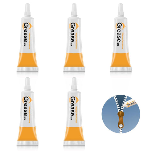 5 Pack Zipper Lubricant for Metal and Plastic, Instant Waterproof Zipper Lube,