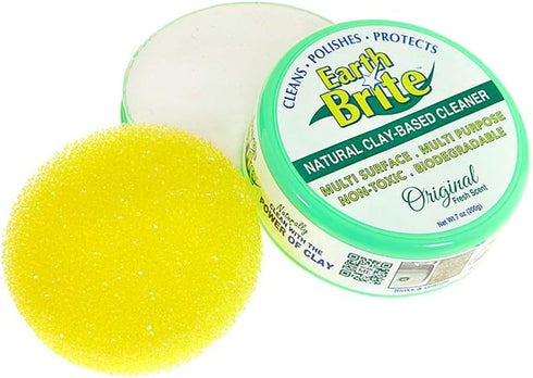 Earth Brite Clay Bar All Purpose Cleaner Multi Surface Cleaner for Kitchens, Showers, and