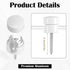Yuanchu 3 Sets Cable Organiser Clips, Adhesive Cable Holder Clips White Adjustable Magnetic Wire Organiser for Mobile