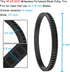 4PCS 45-69-0010 Replacement Pulley Tires for Milwaukee Portaband Saw Belts 6225 6230 6232-6 AO2807 6238N 6238-20 2729-20