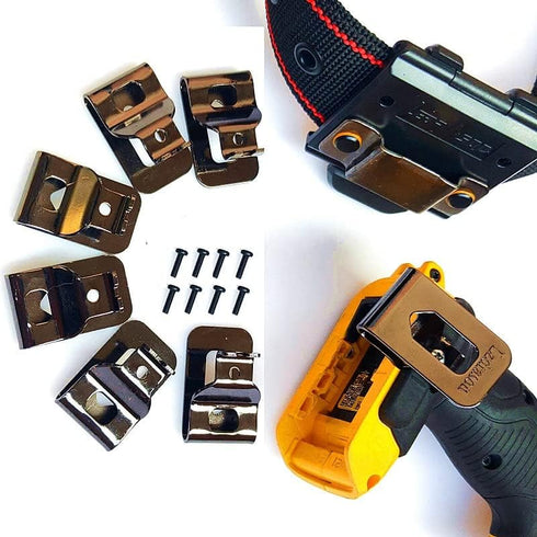 Tape Measure Holder, Tactical Drill Holster with Belt Clip, Small Electrician Tool Pouch for Cordless Tools