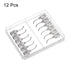12pcs 18 Gauge 1/2" Stainless Steel Blunt Tip Dispensing Needles with Luer Lock for Ink, Glue, Syringes