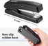 Desktop Office Stapler with 2000 staples: IMLIKE Half strip desk Staplers, take 26/6 staples 25 Sheets Capacity, Metal Construction, Non-Slip Base, Black, 2-pack by IMLIKE