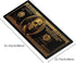 Black Money Rectangle Mouse Pad, Non-Slip Rubber Base, Cool Funny US Dollar Full Desk Pad for Laptop Computer Office