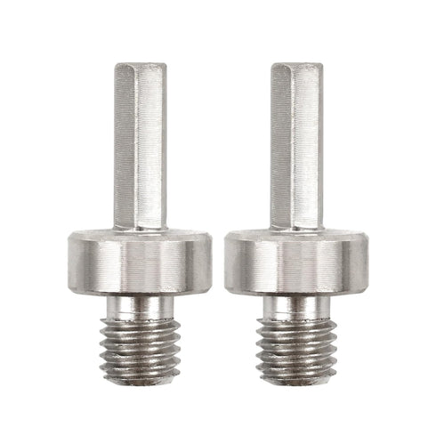 Core Drill Bit Adapter - 2pcs 5/8''-11 Thread to 3/8'' (10mm) Hex Shank for Electric Hand Drill