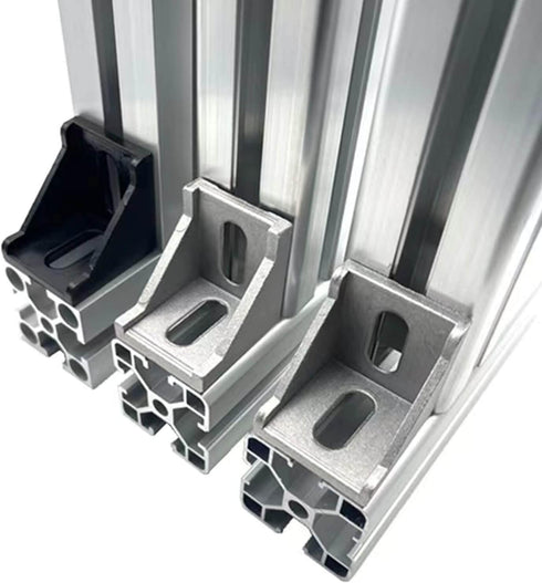 10Set 4040 Corner Bracket Connector Set for Silver 4040 Aluminum Extrusion Accessories