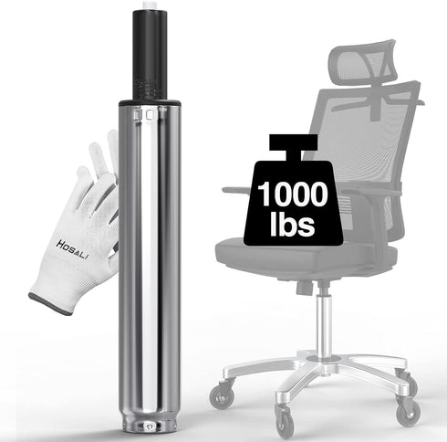 Office Chair Cylinder Replacement, Heavy-Duty Gas Lift Cylinder, Universal Size Fits Most Chairs