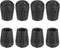 uxcell 8Pcs Camping Chair Foot Covers, 0.51 Inch Plastic Table Legs Feet
