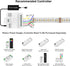 5 1 5050SMD RGB+Dimmable 2700K-6500K 16.4ft 60LED/m 300LED DC24V IP30 BTF-LIGHTING RGBCCT Colors in LED RGBWW Tunable