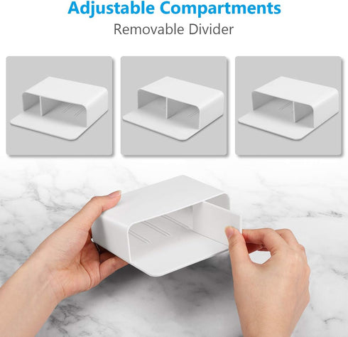 CaseBot Magnetic Dry Erase Marker Holder, Whiteboard Pen and Eraser Holder, Magnet Pencil Cup Organizer for Office,