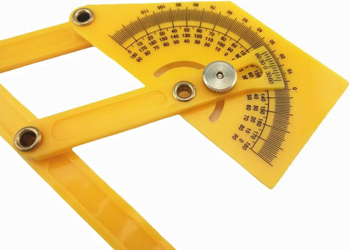 Honbay 1pc Plastic Protractor - Angle Finder Measure Arm Ruler Gauge Tool