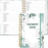 Simplified Password Book with Alphabetical Tabs, Small Pocket Size Password Keeper Journal for Computer Logins (Teal)