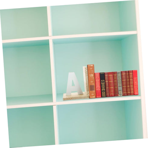 Uonlytech Wooden Bookend - Stylish Desk Organizer for Books and Magazines