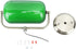 Asixxsix Vintage Wall Sconces with Bankers Lamp Shade, Indoor sconces Wall Lighting with Retro Pull Chain Switch, Green