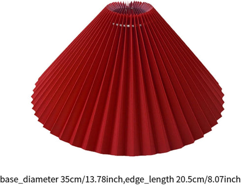 MotiveTech Pleated Table Lamp Shade Replacement Home Decor Lighting Fixtures Light Cover Floor Lamp Shade for Office