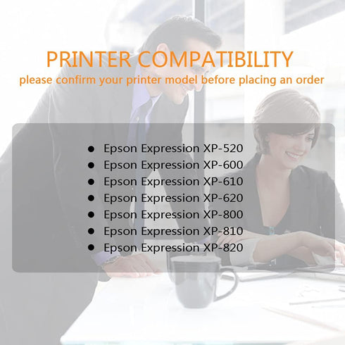 Run Star 2 Pack Remanufactured Black Ink Cartridge Replacement for Epson 273XL Printers