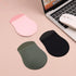 Pink Universal Stick-On Mouse Pouch, Reusable Adhesive Storage Cover for Laptop, Mouse Holder, Office Worker Mouse