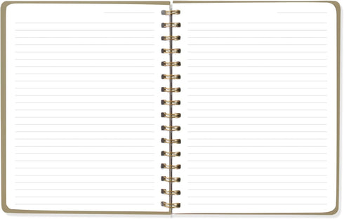 Fringe Studio Standard Spiral Notebook, Faux Leather, Medium (962070), Multicolor