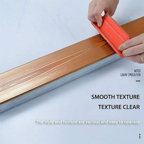 4 Pieces Wood Graining Tool, Rubber Knurling Tool for Wood Pattern Graining on All Surfaces