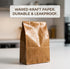 MOJMBSBY 300 Janitorial/Commercial Pcs Waxed Kraft Sanitary Napkin Disposal Bags Feminine Hygiene Liner Bags