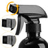 TOPZEA 12 Pack 16oz Black Plastic Spray Bottles, Durable Leak-proof Sprayers with Mist and Stream Option