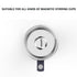 Stainless Steel Magnetic Stir Bar for Self Mixing Coffee Mug, Suitable for Auto Stirring Mug (1 Pcs)