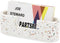 PARTSPOWER Cement Business Card Holder for Desktop, Horizontal Name Card Display Organizer, Business Gift Accessory