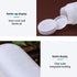 Bettomshin 5Pcs 300ml PE Plastic Food Grade Bottles, Wide Mouth Lab Reagent Storage Container