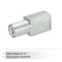MECCANIXITY DC 6V 30RPM Turbo Worm Geared Motor 6mm D Shaft High Torque Gear Box Electric Motor