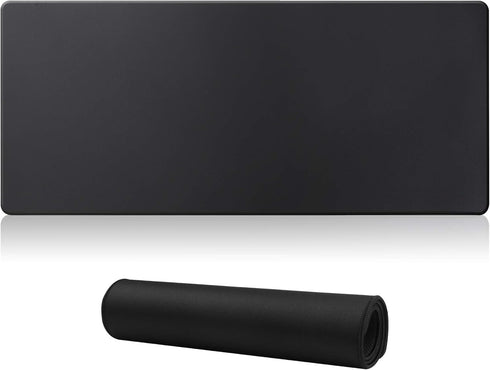 Large Gaming Mouse Pad with Stitched Edges, Extended Non-Slip Natural Rubber Base, 27.5x11.8In