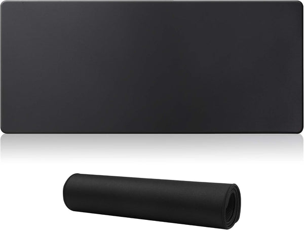 Large Gaming Mouse Pad with Stitched Edges, Extended Non-Slip Natural Rubber Base, 27.5x11.8In