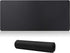 Large Gaming Mouse Pad with Stitched Edges, Extended Non-Slip Natural Rubber Base, 27.5x11.8In