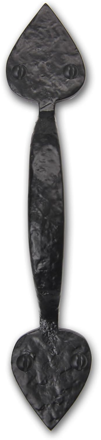 Iron Valley - 9" Heart Door Pull Handle, Solid Cast Iron