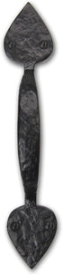 Iron Valley - 9" Heart Door Pull Handle, Solid Cast Iron