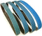 3/8 Inch x 13 Inch Zirconia Sanding Belts, 4 Each of 40/60/80/120 Assorted Grits for Woodworking, Metal Polishing (16