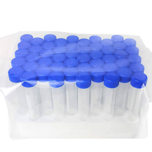 15 ml Conical Centrifuge Tube with Leakproof Screw Caps, Sterile, Pack of 50