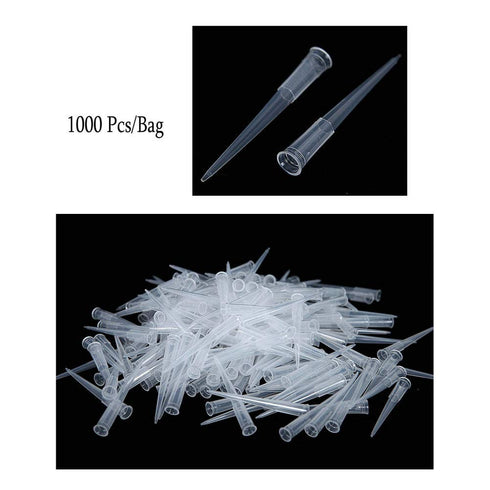 200ul Pipette Tips, Universal Clear White Pipette Tips, 1000 Pcs/Bag
