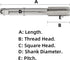 Right and Left Hand 9/16"-20 UN HSS Tap, 9/16 x 20 UN Thread Tap for Bike Crank Repair
