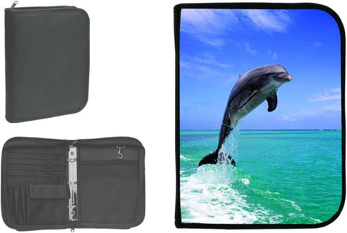 Jumping Dolphin New Scuba Diving 3 Ring Zippered Log Book Binder with FREE Generic Log Insert ($12.95 Value)
