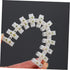12-Position 10a Wire Connector Barrier Terminal Strip Brass Firmware Fastening Galvanized Screw Fire-Proof Plastic