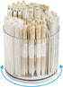 Marte Vanci 360 Degree Rotating Pen Pencil Holder, 6 Slots Desk Organizer for Makeup, Painting Brush, Craft Storage Bin