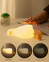 Generic 3 Dimmable 30-Minute LED Lying Flat Duck Night Light, Rechargeable Touch Control Bedside Lamp with Brightness