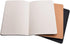 newestor Set of 3 A5 Dotted Notebook/Travel Journal - 5.5 x 8.25 Dot Grid Paper for Bullet Notes Journaling, Total 120 Sheets/240 Pages, Black/White/Kraft Brown Cover by newestor