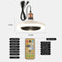 9.84ft socket fan light Plug in Ceiling Fan With Light and Remote Control Comes with Plug Cable,Enclosed Small Screw