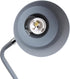 LD1078-GRY 15.2" Simple Designs Sleek Essentials Metal Cone Shade Desk Lamp with Adjustable Shade, for Office, Desk
