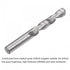 uxcell Solid Carbide Drill Bits, 6.4mm C2/K20 Tungsten Carbide Jobber Drill Bits for Metal