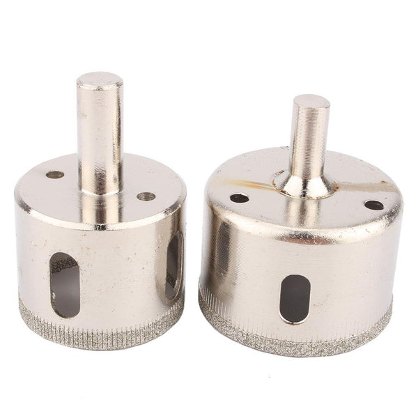 Glass Drill Bits, 38 mm Marble Drill Bit Hole Saw, 2Pcs/Set Compatible with Power Tools