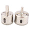 Glass Drill Bits, 38 mm Marble Drill Bit Hole Saw, 2Pcs/Set Compatible with Power Tools