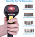 Barcode Scanner Wireless, Basecent USB Quick Laser Reader, Handheld Barcode Scanner for Library, Warehouse, Store