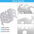 Utility Hook Blades, Steel Hook Razor Blades for Roofing and Carpet, Includes Plastic Box, 30 Count